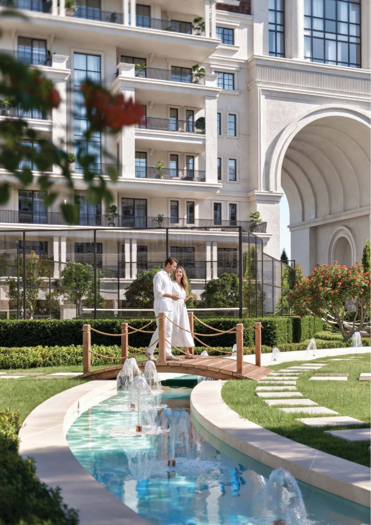 Bab Al Qasr Garden Residence 65 landscaped courtyard